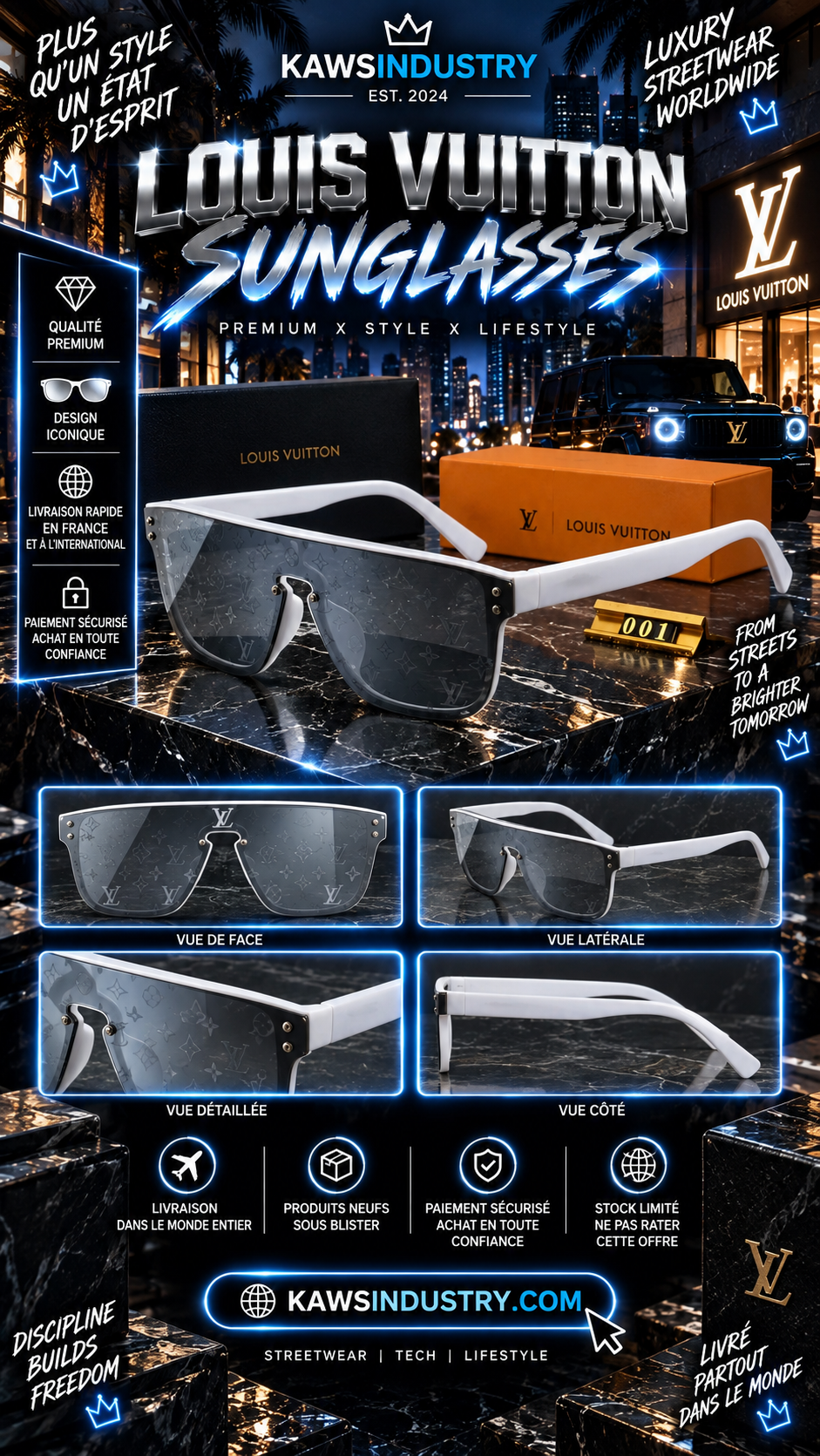 Lunette LV monogramme